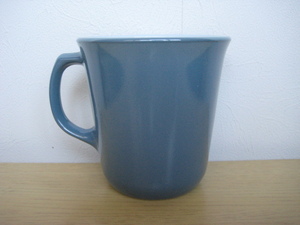 * beautiful goods Old Pyrex color mug mug blue 