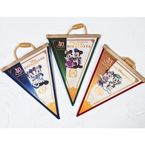 即決 ディズニー 40周年 ホテル ガーランド 3点セット TDL TDS TDR 未開封 Disney アンバサダー ミラコスタ ランドホテル