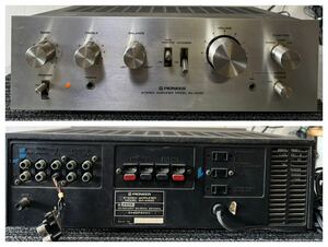 通電動作確認ガリ音有 AUX端子破損有 チューナーより音出し確認 PIONEER SA-4400 本体のみ