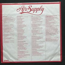 LP AIR SUPPLY / THE ONE THAT YOU LOVE_画像7