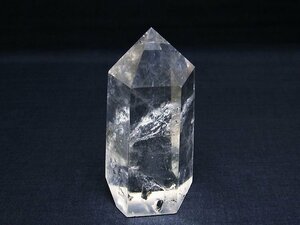 誠安◆天然石最高級品虹入りヒマラヤ水晶ガーデン水晶六角柱[T60-26030]