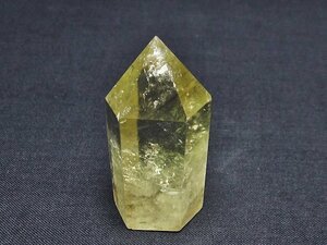 誠安◆天然石最高級品シトリン水晶ファントム六角柱[T61-13469]