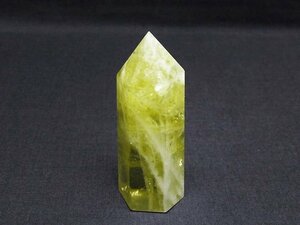 誠安◆天然石最高級品シトリン水晶六角柱[T61-13021]