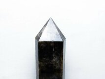 誠安◆1.4Kgモリオン 純天然 黒水晶 六角柱[T43-7558]_画像2