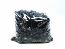 誠安◆天然石最高級品モリオン 純天然 黒水晶 さざれサイズ：中[T717-2]_画像3