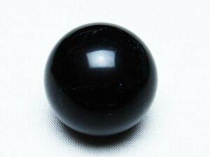 誠安◆超レア最高級天然モリオン 純天然 黒水晶 原石 31mm [T220-8450]