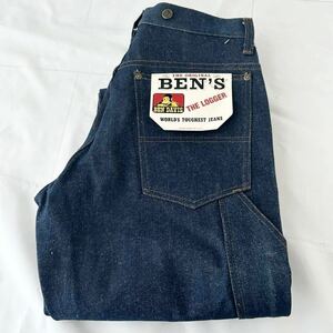 新品 デッドストック 90s BEN DAVIS デニム ペインターパンツ USA製 （ ビンテージ 90年代 ベンデイビス バギー アメリカ製 80s 00s ワーク