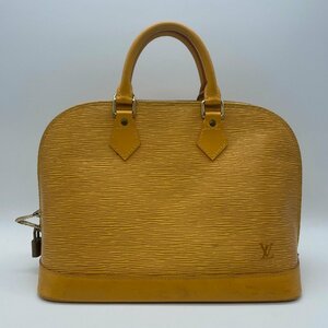 ω希少【LOUISVUITTON ルイヴィトン アルマPM M52149 エピ タッシリイエロー 黄色 ハンドバッグ ヴィンテージ レディース】KH11186