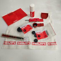 Σ希少品【HILTI ヒルティ ハンマドリル TE5 集塵装置 付き ビット2本 説明書 潤滑油 スプレー 拭き取り布 プロ 職人 工具 電動】OK16727_画像8