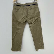 ω美品【GUCCI グッチ メンズパンツ チノパン Beeライン 蜂 ベージュ Size50 コットン100％ ブランドアパレル 男性 Beige】KH11154_画像2