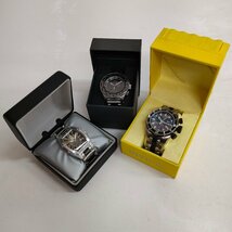 Σ希少【INVICTA 5627 ＆ university US203 ＆ NIXON Passport 計3本 セット 腕時計 ウォッチ ファッション 詰め合わせ】OK16746_画像2