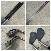 ωお得【マンシングウェア キャリーバッグ ゴルフクラブセット ドライバー アイアン パター 大量まとめ Golf ヨネックス XXIO】KH11317_画像4