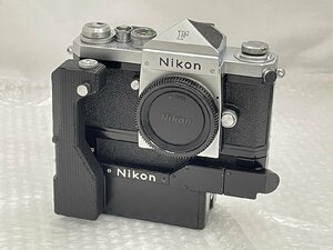 ●【Nikon ニコン プロ用一眼レフカメラ 元祖 ニコンF 報道機関別注モデル アイレベル + F36 モータードライブ 激レアセット】SF-11797