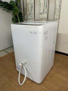 §【 シャープ / SHARP 全自動電気洗濯機 ES-GE6E-T 6.0kg 21年購入 ほぐし運転 節水 穴なし槽 ブラウン系】P02203