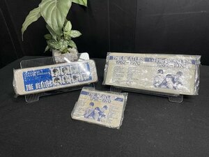 §未使用品【3点セット ビートルズ 財布 パスケース ペンケース 缶ペン THE BEATLES A HARD DAY'S NIGHT】P02057