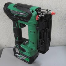 ☆綺麗【 HiKOKI / ハイコーキ 35ｍｍコードレスピン釘打機 NP18DSAL NK 】釘打ち機 反動低減機構 スマートプッシュ機構 P02110_画像1