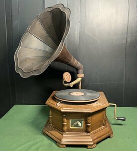* super rare goods [ Japan Colombia / Colombia gramophone THORENS Thorens ( Switzerland ) trumpet .....] operation goods sound out OK! P02235