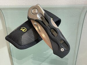 ★未使用保管品！【LEATHERMAN 154cm レザーマン マルチツール 登山ナイフ フォールディングナイフ アウトドア 】NA00653