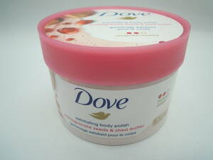 ダブ　DOVE exfoliating body polish pomegranate seeds&shea butter シアバター gommage exfoliant pour le corps 残量７０％