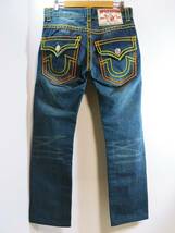 美品 トゥルーレリジョン TRUE RELIGION デニムパンツ BILLY SUPER T ROW32 SEAT32_画像2