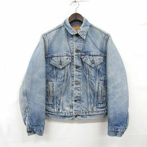 サイズ ？ Levi’s デニム ジャケット ジージャン Gジャン ブランケット ライナー リーバイス 古着 ビンテージ 3F1208