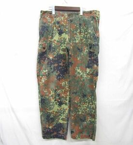 90s ドイツ軍 実物 サイズ？ フレクター カモ フィールド カーゴ パンツ 迷彩 カモフラ ユーロ ミリタリー 古着 ビンテージ 3F1415