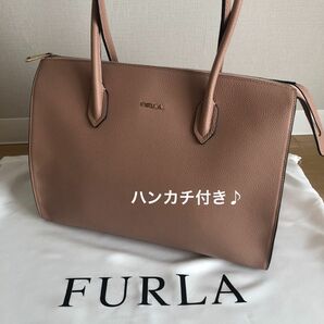 【美品】FURLA フルラ　バッグ　トートバッグ　ハンドバッグ　通勤バッグ　肩掛け　正規品