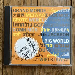 US盤　CD Joe Jackson Big World CD 6021