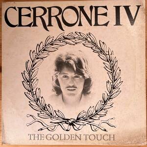 国内盤　プロモ　LP CERRONE Ⅳ THE GOLDEN TOUCH 25・3P-39 帯帯なし　ライナー付き　セローン