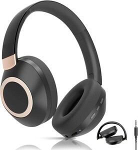 【未使用品】STSEETOP【2023 Bluetooth5.3 ワイヤレス ヘッドホン】ヘッドホン bluetoothワイヤレスマイク付き ヘッドフォン 60時間再生