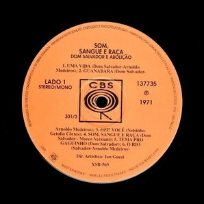 Unofficial盤LP！Dom Salvador E Abolicao / Som, Sangue E Raca【CBS 137735】ブラジリアン・ファンク レアグルーヴ ドン・サルヴァドールの画像2