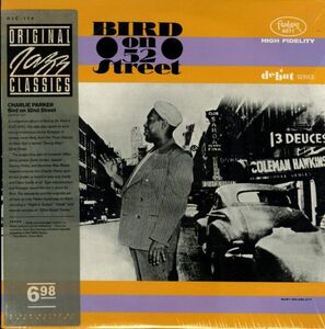 シュリンク付き！Charlie Parker / Bird On 52nd Street【Original Jazz Classics / OJC114】Miles Davis ライヴ盤 ジャズ アルトサックス