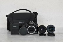 Σ0569 現状品 Canon EOS Kiss F キヤノン デジタル一眼レフカメラ MACRO LENS EF 50ｍｍ 1:2.5/ZOOM LENS EF-S 18-55ｍｍ 1:3.5-5.6 IS_画像2