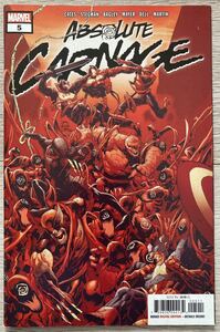 アメコミ Absolute carnage #5 スパイダーマン marvel マーベル リーフ ヴィンテージ ヴェノム venom ironman アイアンマン アベンジャーズ