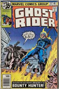 アメコミ Ghost rider #32 スパイダーマン 1978年 marvel マーベル リーフ ヴィンテージ ヴェノム venom 海外 アイアンマン ゴストライダー