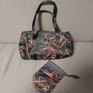 russet ラシット☆Harness ベルト柄 パレット ボストンバッグ レア