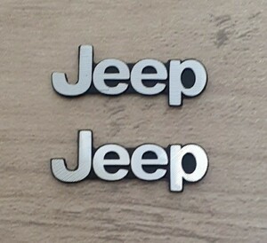 ★　Jeep ミニエンブレム　2枚セット　★