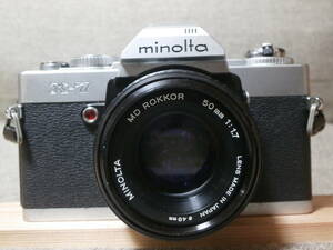 minolta X-7 MD ROKKOR 50mm 1:1.7 レンズ付き　動作確認済み　レンズはジャンク品