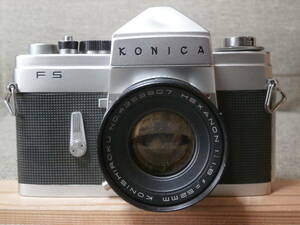 KONICA FS HEXZNON 1:1.8 f=52mm レンズ付き　動作確認済み