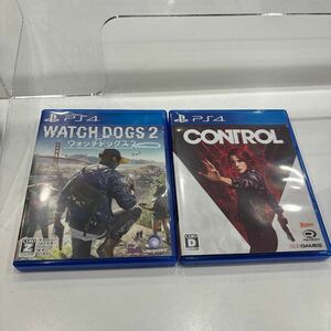 N8555 プレステ4ソフト　WATCH DOGS 2、CONTROL