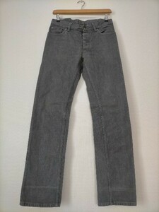 希少 90s 本人期 HELMUT LANG ヘルムートラング CLASSIC CUT 5ポケット ブラック デニムパンツ W32 ★アーカイブ