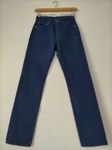 新品 デッドストック 90s 99年 ビンテージ USA製 Levi's501 リーバイス501 後染め ブルー デニムパンツ W29L34 ★505ジーンズ_画像2