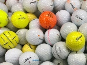 Bランク タイトリスト Titleist 混合 100個 球手箱 ロストボール