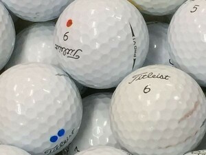 落書き タイトリスト Titleist PRO V1 シリーズ混合 50個 球手箱 ロストボール