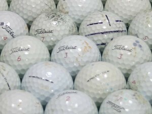 Cランク タイトリスト Titleist PRO V1x 100個 球手箱 ロストボール