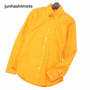 junhashimoto ジュンハシモト 【SIDE JERSEY BD SHIRTS】長袖 再度ジャージー ボタンダウン シャツ Sz.3　メンズ 日本製　I4T00275_2#C