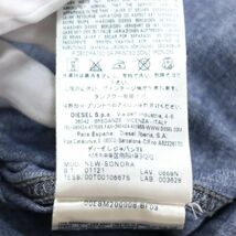 DIESEL ディーゼル 【NEW-SONORA】 通年 ヴィンテージ加工★ 長袖 ウエスタン デニム シャツ Sz.XS　メンズ　I4T00241_1#O_画像8