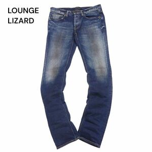 LOUNGE LIZARD ラウンジリザード ヴィンテージ加工★ ストレッチ スキニー デニム パンツ ジーンズ Sz.1　メンズ 日本製　I4B00266_2#R