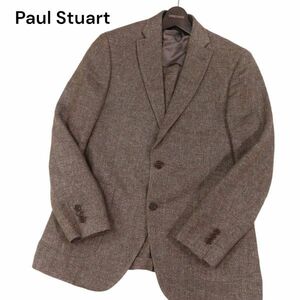 美品 イタリア製★ Paul Stuart ポール・スチュアート 春夏★ リネン アンコン テーラード ジャケット Sz.48　メンズ　I4T00475_2#M