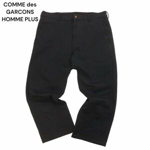 AD2004★ COMME des GARCONS HOMME PLUS コムデギャルソン オム プリュス 通年 ポリ縮絨 パンツ Sz.S　メンズ 黒　I4B00317_2#R